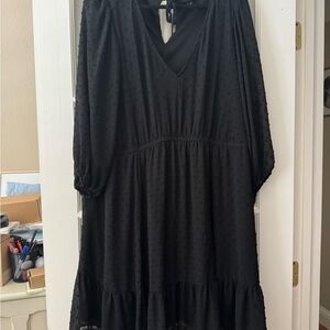 Torrid Black Textured dress